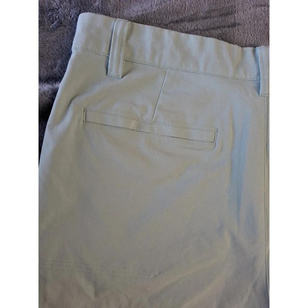 Mens Adidas Size 30 Shorts Mint Green Golf Chinos‎ Flat Front Preppy Adicross
